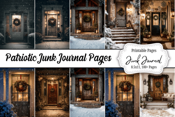 100 Christmas Door Junk Journals: A Designer’s Practical Take