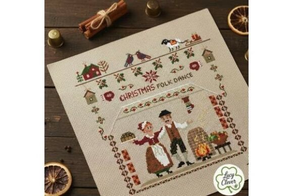 Christmas Folk Dance PDF Pattern for Cross Stitch Patterns: A Designerβs Perspective