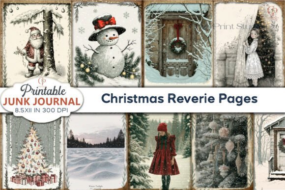 Christmas Reverie Winter Background: A Festive Graphic Design Asset for Marketers