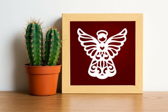 Elegant Christmas Angel Ornament for Crafts