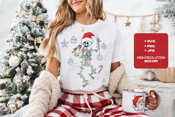 Funny Skeleton Christmas Party Design Review for T-Shirt Creators