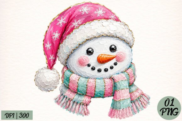 Hand-Painted Retro Snowman for T-Shirt Designs: A Designer’s Perspective