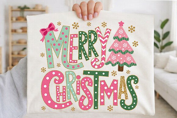 Merry Christmas Png Retro Christmas Png for T-Shirt Designs