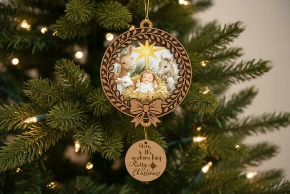 Nativity Christmas Frame SVG for Acrylic: A Designer’s Practical Take