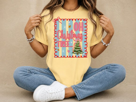 Oh Christmas Tree T-Shirt SVG PNG for T-Shirt Designs