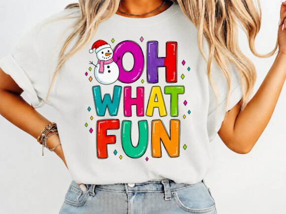 Oh What Fun Christmas Coquetee T-Shirt Design Review
