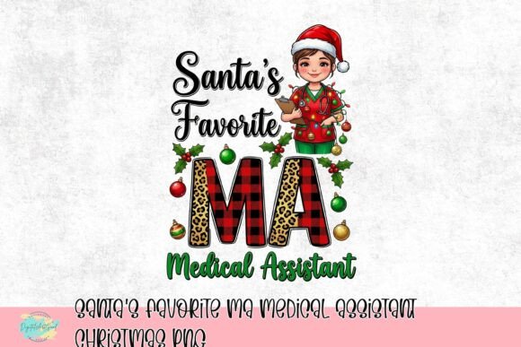 Santa’s Favorite MA Medical Assistant Christmas PNG: A Designer’s Perspective