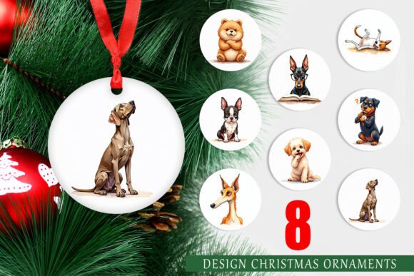 Sarcastic Dog Ornament: A Bold Illustration for Memorable Branding
