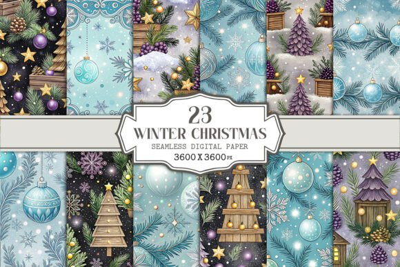 Winter Christmas Seamless Pattern Bundle: A Designer’s Perspective